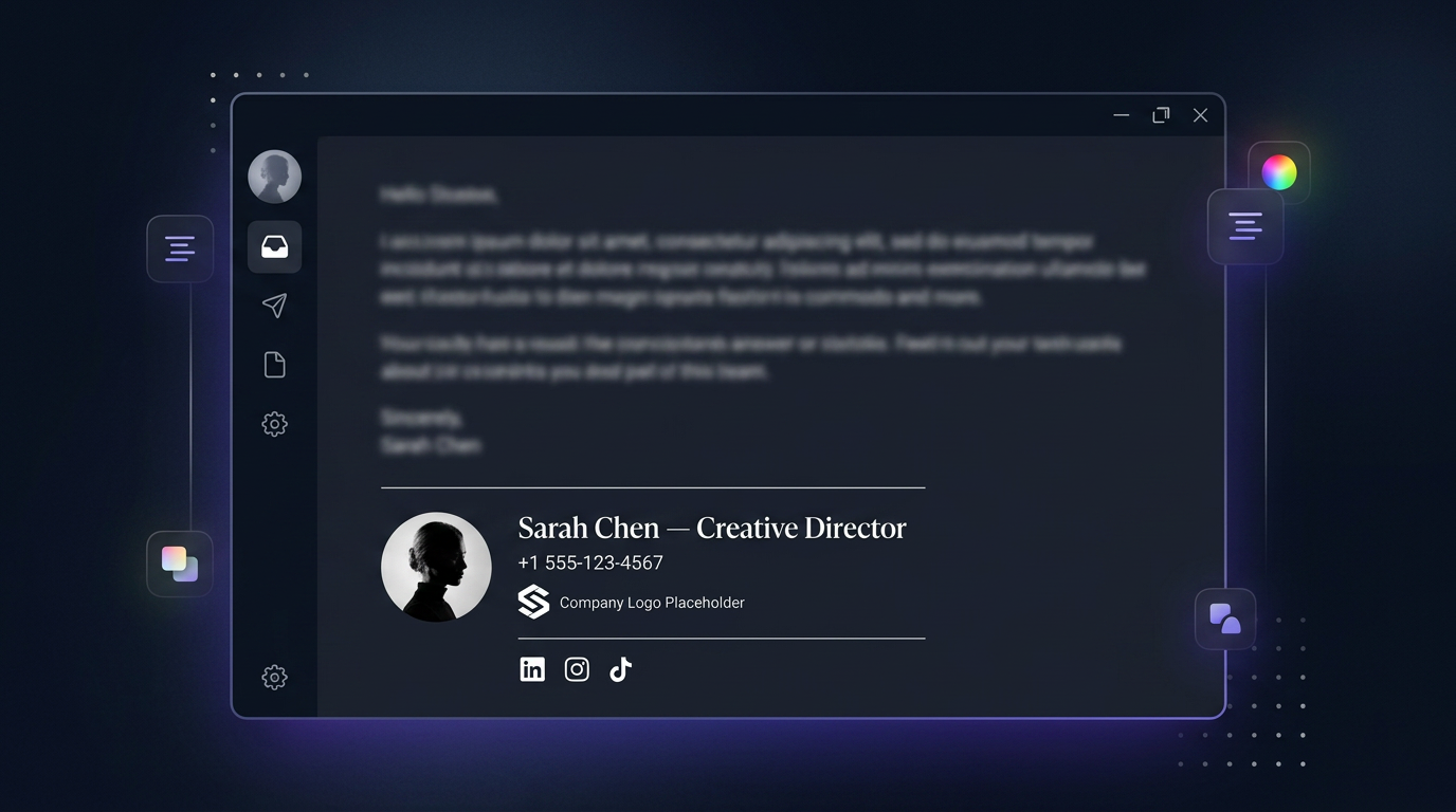 Email Signature preview