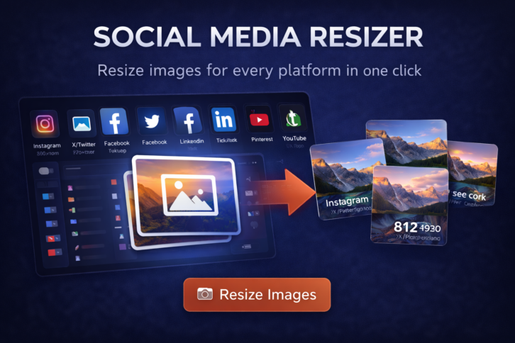 Social Resizer preview