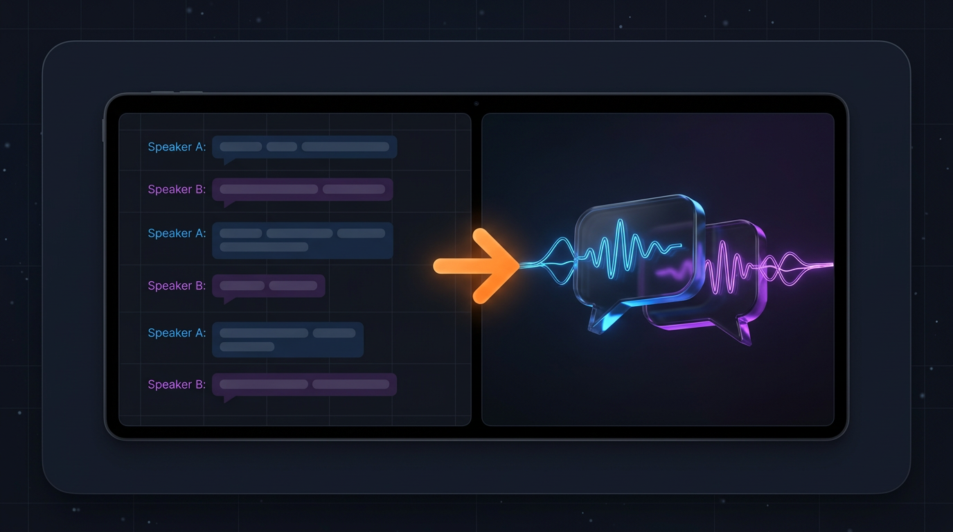 Text to Dialogue preview